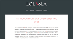Desktop Screenshot of lolasla.com